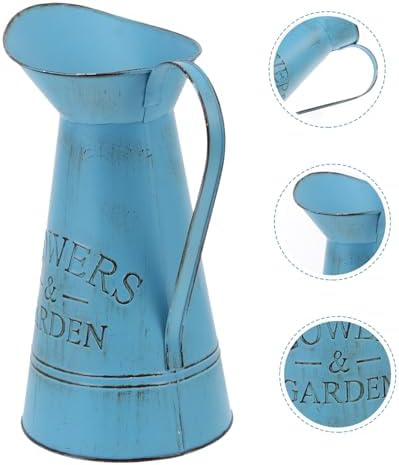 Yardwe Antique Flower Vase for Home Office Decor