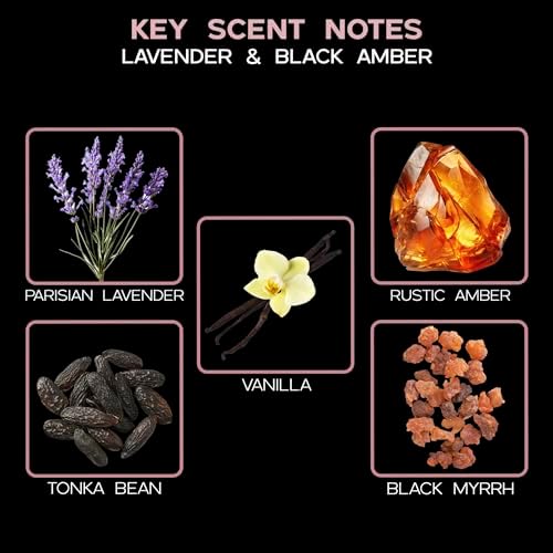 LOVSPA Lavender Black Amber Reed Diffuser Oil Refill
