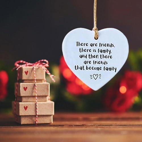 Blue Thank You Ornament Acrylic Heart Sign for Home Decor and Gifts