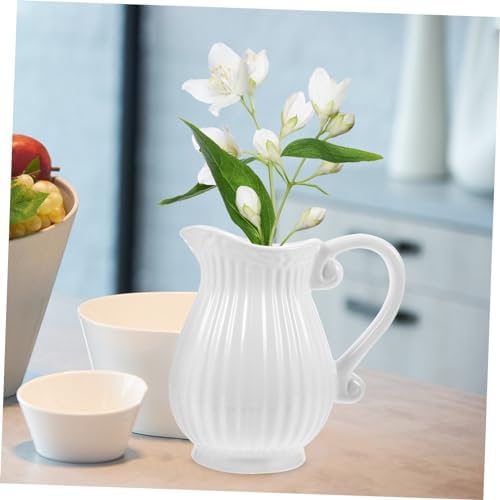STOBAZA Ceramic Pitcher Vase for Home Decor 1