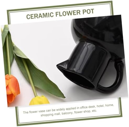 STOBAZA Ceramic Pitcher Vase for Home Decor