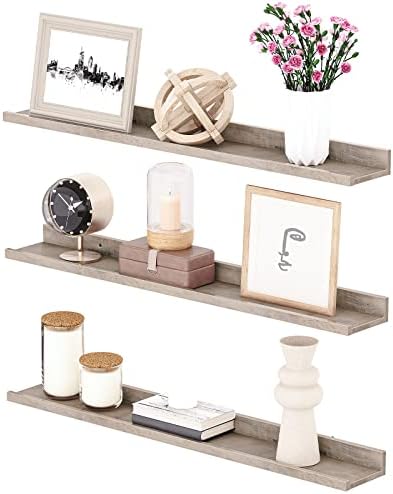 HOOBRO Floating Shelves Set of 3 for Home Office Decor