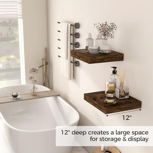 Fun Memories 12 Inch Floating Shelf Set of 2