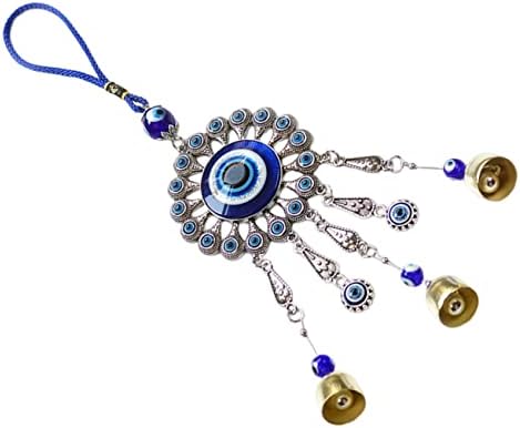 Yardenfun Evil Eye Car Hanging Decor Wind Chime
