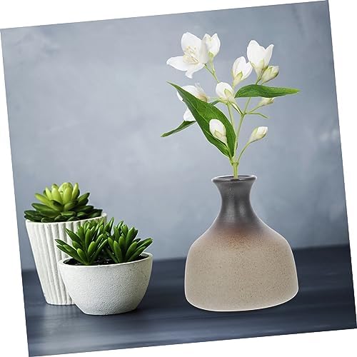 Stobaza Mini Flower Vase Retro Ceramic Design for Home Office and Special Occasions
