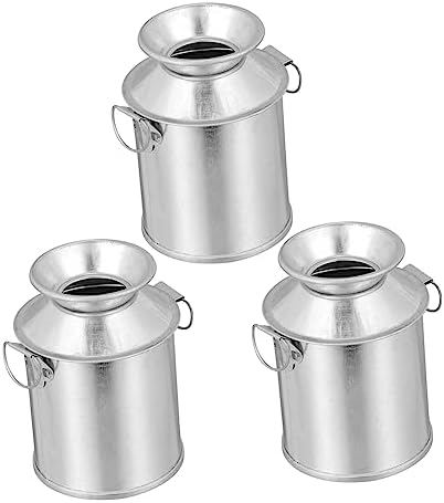 3pcs Retro Iron Flowerpot Cottage Decor Vintage Flower Bucket for Potted Plants 1