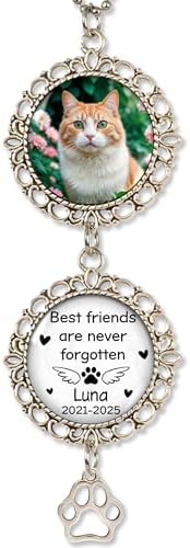 Hyturtle Personalized Pet Memorial Car Ornament - Custom Photo Gift