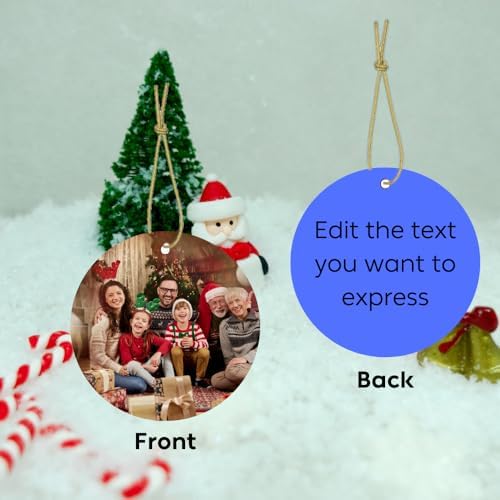 Custom Personalized Ceramic Christmas Ornament