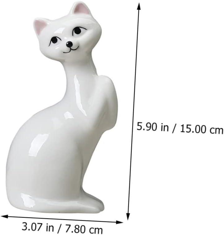 Mini Kitten Ceramic Flower Vase Home Decor