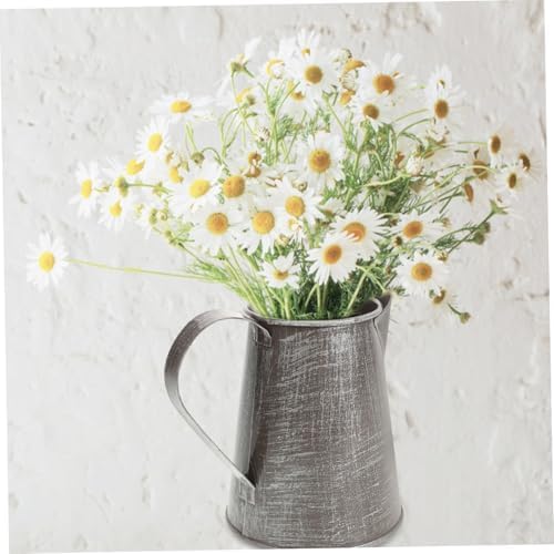 STOBAZA Vintage Flower Pot Iron Pitcher Decorative Vase Country Style Planter Home Decor Accessory