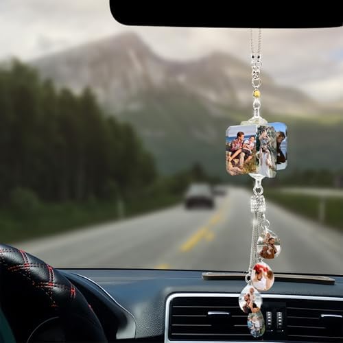 Personalized Photo Crystal Car Hanging Ornament