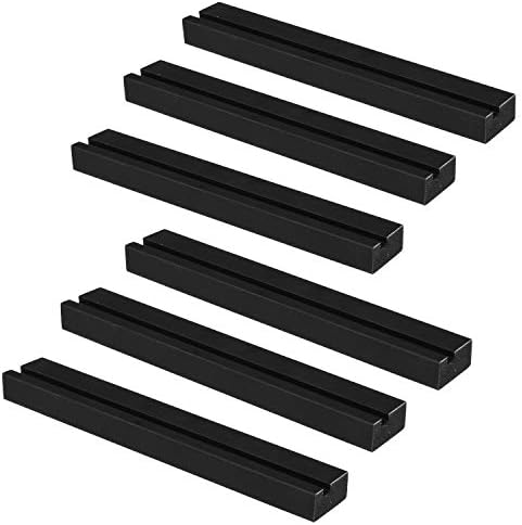 Ilyapa Wood Vinyl Record Shelves Wall Mount 6 Pack