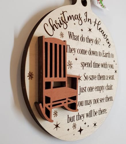 Christmas in Heaven Ornament - Save a Seat