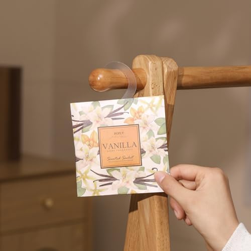 Pofly Gardenia Scented Sachets 12-Pack for Home