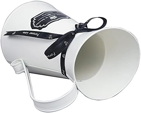 Watering Honey WEIDUOFUN 75 Inch Nordic Style Galvanized Metal Milk Jug Vase Decor