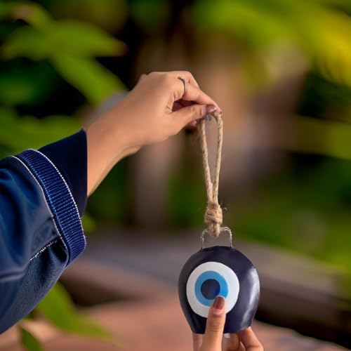 Evil Eye Bell Hanging for Home Protection and Decor