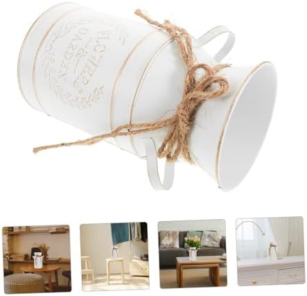 Vintage Milk Jug Flower Vase for Home Decor