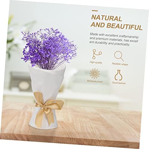 VINTORKY Decorative Mini Ceramic Vase for Home Office Desk Plant Holder