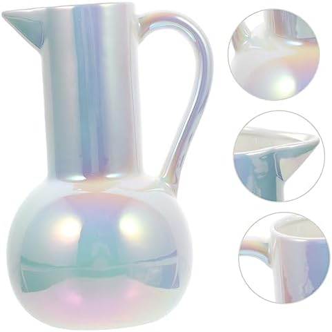Cute Ceramic Pitcher Vase for Home Decor