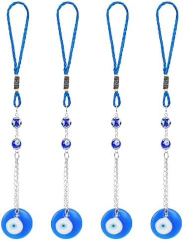 WEBEEDY 4 PCS Evil Eye Car Hanging Decor