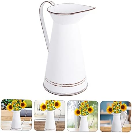 Vintage Metal Flower Pot Set for Home Office Wedding Decor