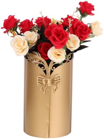 Rustic Flower Bucket Vintage Decor Vase for Home