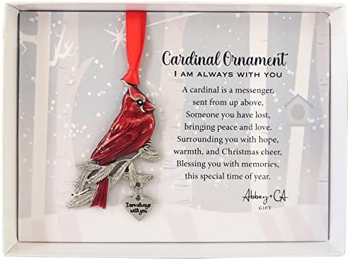 Red Cardinal Memorial Ornament 25 Inches