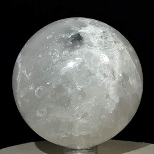 HQRP 59mm Selenite Sphere with Stand