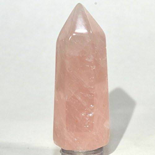 HQRP Rose Quartz Point Pink Lavender Sparkling Mineral Wand