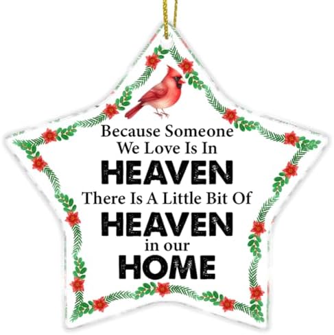 Memorial Cardinal Ornament for Loss of Loved One
