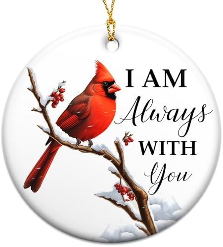 Always with You Red Cardinal Christmas Ornament