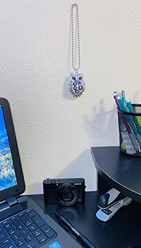 LUCKBOOSTIUM Owl Evil Eye Car Hanging Charm