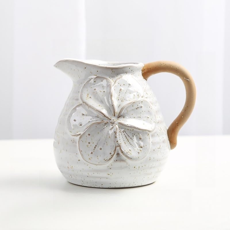 Rural Polka Dot Retro Milk Jug Vase