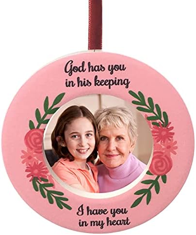 Memorial Christmas Ornament with Photo Holder