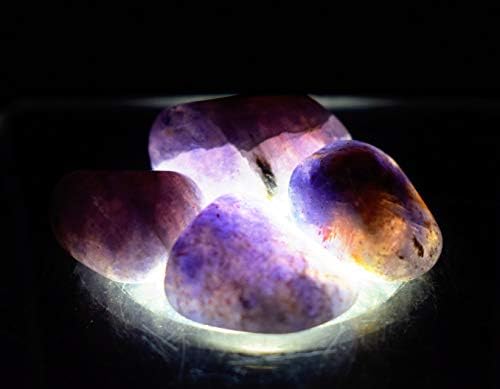 Blue Purple Iolite Pebbles Natural Polished Tumble Stones 5PCS