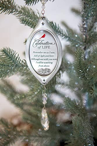Celebration of Life Sympathy Gift with Crystal Ornament