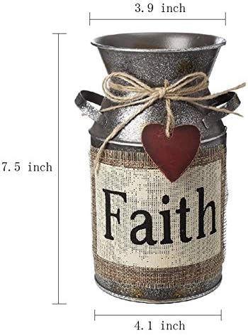 75 Inch High Rustic Decorative Vase with Rope Design