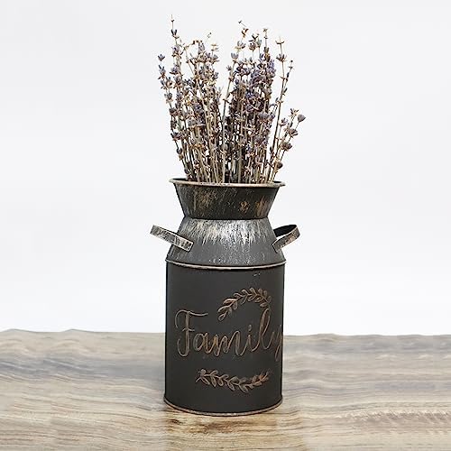 Fauevav Galvanized Milk Can Greeting Vase 75 Inch