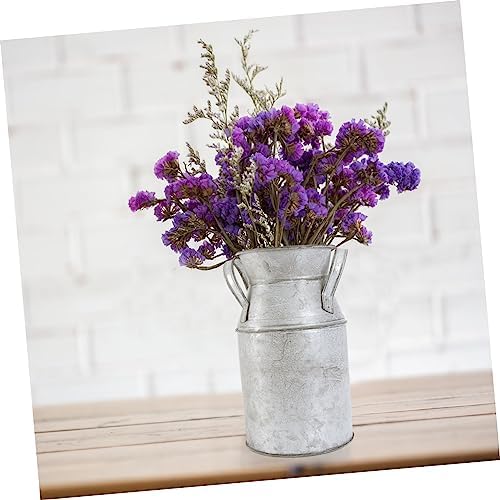 Vintage Iron Sheet Flower Vase Stylish Home Decor