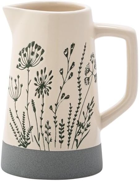 Napco Imports Wildflower Pitcher Planter Vase