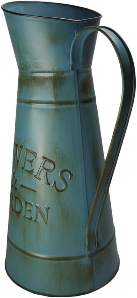 Retro Kettle Vase Flower Decor Ornament