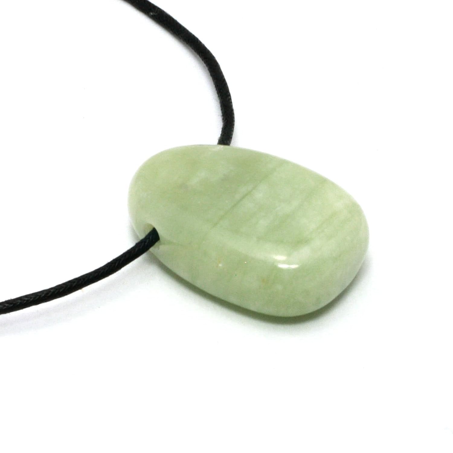 CrystalAge New Jade Drilled Tumble Stone 1