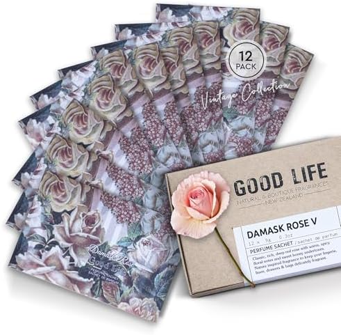 Good Life Damask Rose Scented Sachets - 12 Pack
