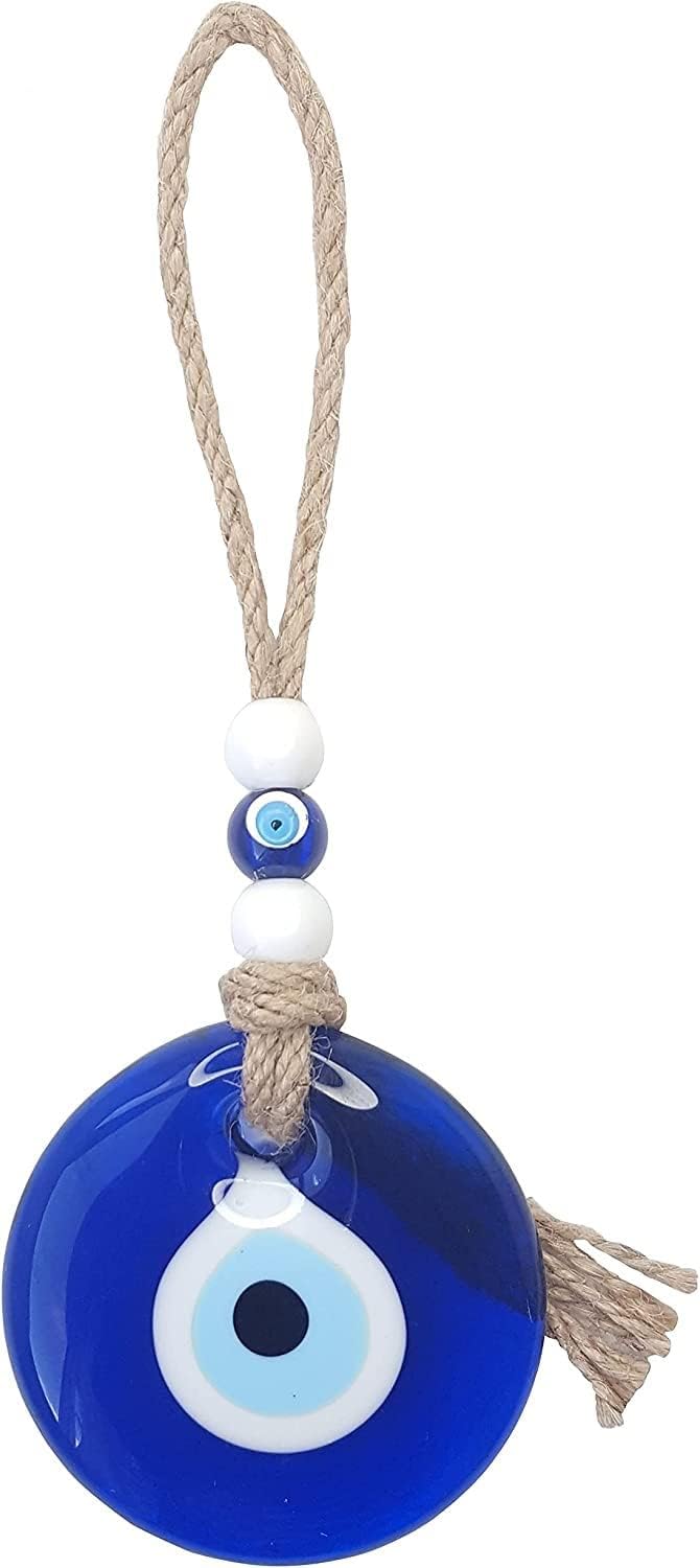 DUHALINE Turkish Blue Eye Evil Eye Wall Hanging Amulet 7 cm