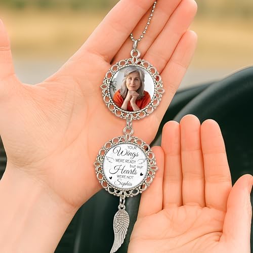 Personalized Memorial Hanging Ornament for Car
