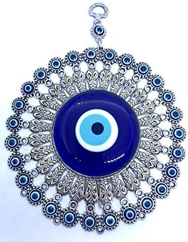 Large Blue Evil Eye Wall Hanging Decor in Box