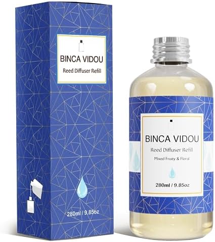 Binca Vidou Reed Diffuser Oil Refill 280ml with 12 Sticks