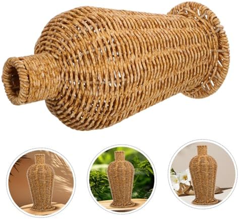 Modern Floral Vase Imitation Rattan Wedding Centerpiece
