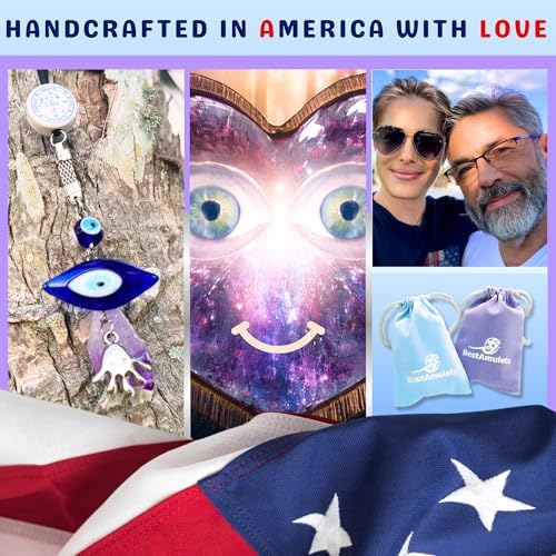Archangel Michael Amulet Evil Eye Car Charm