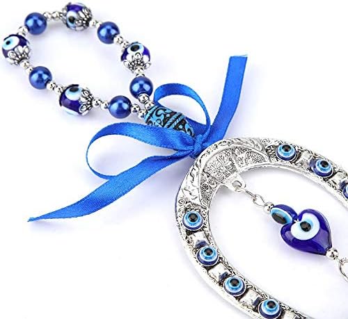 Turkish Blue Evil Eye Beads Amulet Pendant Home Decor